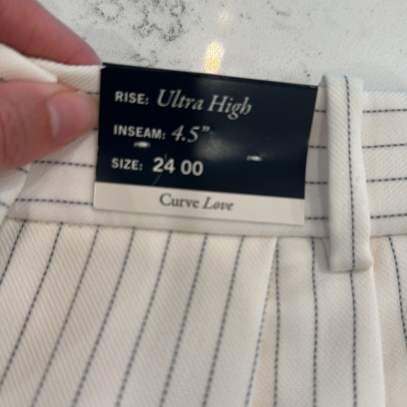 Abercrombie Sloane tailored short curve love size 24 new with tags! - Picture 2 of 5